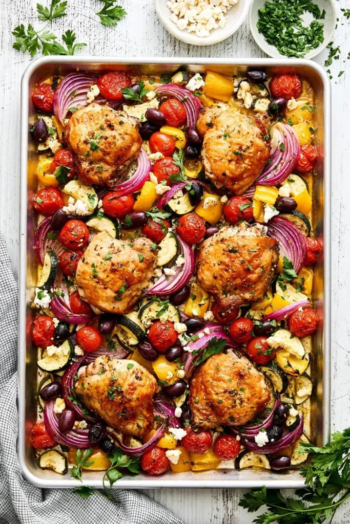 Greek-sheet-pan-chicken-dinner